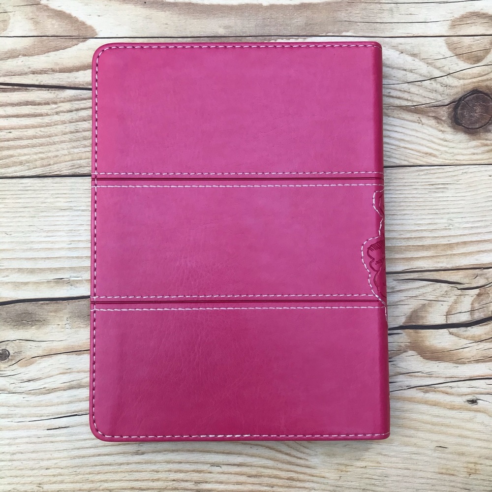 Pink Christian Journal with Scripture - Picture 2 of 3